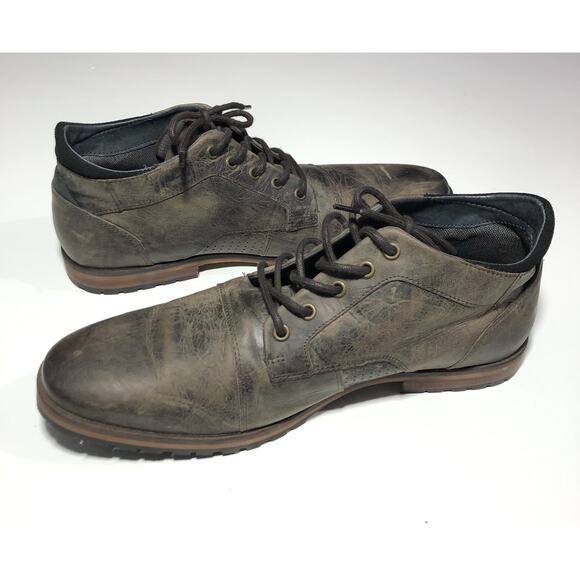 Bullboxer Caprysos Distressed Ankle Leather Boots Mens 45 US 12 Brown Lace Up main image 6